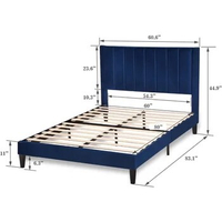 Bed Set Bedframe Bedroom Set Furniture Queen Bed Frame With Storage King Size Foundation Twin Frames Full Bases