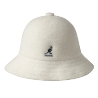【KANGOL】WOOL鐘型帽(白色)