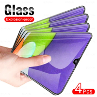 4Pcs Full Cover Protective Glass For Samsung Galaxy A22 4G Phone Glasses Screen Protector Film For Sumsung Sansung A 22 22A 6.4"