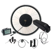 Rear or front electric bicycle kit 36v 500w hub motor ebike conversion kit with battery optional