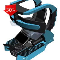 Popular Electric Massage Computer Gaming Chair Racing Cockpit