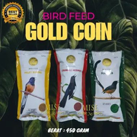 GOLD COIN BIRD FEED PAKAN BURUNG BERKICAU Gold Coin Seaweed Gold Coin Crumble Gold Coin Pelet Kuning