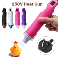 300W Hot Air Heat Gun Electric Power Temperature Blower Mini Tool Kit for DIY Shrink Tubing Soldering Wrap Plastic Rubber Stamp