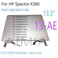 13.3'' Screen For HP Spectre X360 13-AE 13-AE015D 13T-AE L07270-001 LCD Display Touch Screen Assembly Upper Part FHD Full Screen