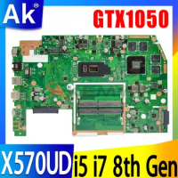 X570UD I5-8250U I7-8550U GTX1050 CPU Mainboard For ASUS TUF X570U K570UD FX570UD YX570UD Laptop Motherboard 100% Test Work