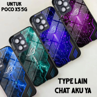 JON-STORE ( JC 64 ) Softcase  Glossy kilau GAMERS ROG  Untuk XIAOMI POCO X5 5G  REDMI NOTE 12 5G  NO