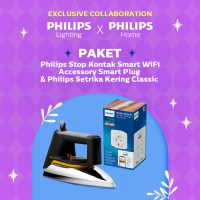Philips Stop Kontak Smart WiFi Accessory Smart Plug & Philips Setrika Kering Classic HD1172/99