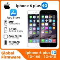 Apple iPhone 6 Plus 6P Mobile Cell Phone 5.5" 16/64/128GB ROM IOS 8MP Camera 3G 4G LTE Original Unlocked Fingerprint used phone