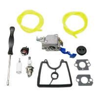 Kit Pemutar Skru Karburator, Mentol Primer, Serasi dengan Husqvarna 125B, 125BX, 125BVX