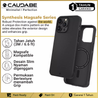 Caudabe Caudabe Synthesis Case iPhone 15 Pro Max 6.7" - Magsafe Casing - Black