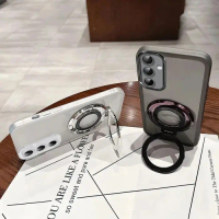 case silikon SAMSUNG A34 5G magsafe kombinasi stand holder softcase