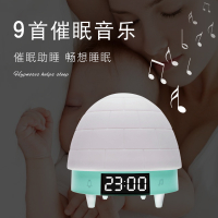 Spot parcel post New Igloo Time Light Alarm Clock Electronic Creative Gift Electronic Alarm Clock Ambience Light Children Sleeping Music 6618