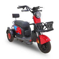 Strong easy ride Cargo 3 Wheel Motorized Bike electric tricycle for adults