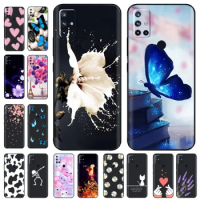 For OnePlus Nord N10 Case Soft Black Silicone Phone Back Cover For OnePlus Nord N10 N 10 N100 N200 5G Case Cover Coque Fundas