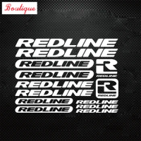 Modern red line bicycle frame vinyl stickers, racing stickers, road bike mountain bike frame decals. Personalized decoration
