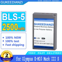 GUKEEDIANZI Battery BLS-5 BLS5 for Olympus E-M10 Mark II III IV S OM-D E-M10 EM10 E-M5, Big Power Ba