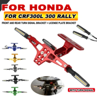 For Honda CRF300L CRF300 RALLY CRF 300 L CRF 300L Accessories Turn Signal Light Adjustable Tail Eliminator License Plate Bracket