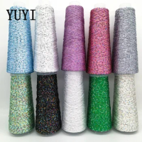 YUYI 100g Sequins Yarn 2mm Line Yarn ultra-dense 500M Hand Knitting DIY for Woman Woollen Sweater Hat Scarf factory dirct sales