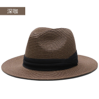 ผู้ชายขนาดใหญ่ Fedora ชายฤดูร้อน Sun หมวกผู้ใหญ่หมวกปานามาขนาดใหญ่หมวกฟาง55-57ซม. 58-60ซม.