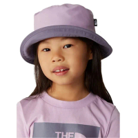 【The North Face】兒童 雙面防曬遮陽帽.漁夫帽.休閒圓盤帽/可雙面佩戴(7WHG-IFH 淺紫)