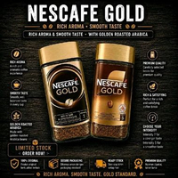 Nescafe Gold Kopi Hitam Instant Coffee 200gms