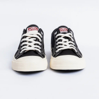 Sepatu Casual ventela basic Hitam dengan Tali Putih untuk Keseharian Anda topcer