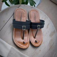 Yobenro Sandal Tarumpah Kulit Tasikmalaya Non Slip Karet Jepit Sendal Pria Size 38-43 Nyaman Setiap 