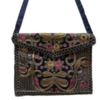 Tas arab model tas bahu selempang wanita motif pakistan size M souvenir haji umroh