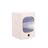 Air Cooler Mini Fan Portable Airconditioner For Room Home Air Cooling Desktop Charging Air Conditioning Fan