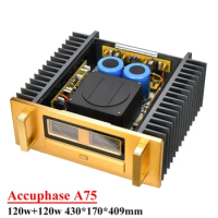 120w*2 Reference Accuphase A75 Line Pure Class A Power Amplifier FET Stereo Amplifier High Power Low Distortion HIFI Audio Amp