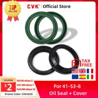 CVK 41*53*8/10.5 Front Fork Damper Oil Seal and Dust seal For Kawasaki ER650 EN500 ZR800 ZR750 Ninja ZX6R EX650 KL650 636