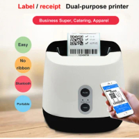 Desktop small Gprinter P3 Thermal Label Printer Barcode Sticker Receipt Printer 2 In 1 Print Machine for Android iOS Windows