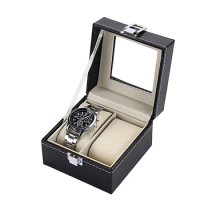 Luxury 2/3/4/5/6 Grids Pu Leather Watch Boxes Watch Organizers Top Quality Boxes for Men Women Watches Jewelry Display