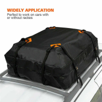 Túi đựng hàng/lưu trữ hành lý trên giá đỡ mái xe ô tô, phù hợp cho túi dạng khối (cube bag) khi du l