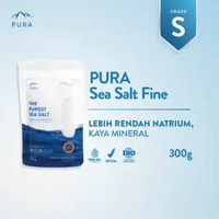 Pura Sea Salt Fine (300gr) - Garam Laut Halus - Garam Laut Murni