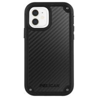 【PELICAN】美國派力肯iPhone 12 mini 防摔抗菌手機保護殼(Shield 凱夫勒背板防護盾 - 黑)