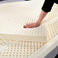 100% Thailand natural latex mattress with cover natural pure rubber mattress top latex raw liquid thickened home bed cushion mat
