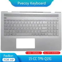 New For HP Pavilion 15-CC TPN-Q191 Laptop Palmrest Case Keyboard US English Version Upper Cover