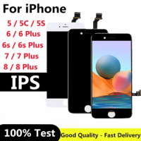 AAA+++ Quality LCD Display For iPhone 5 5C 5S SE 6 6S 7 8 Plus Touch Screen Replacement For iphone 7G 7P 8G 8 Plus LCD