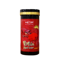 【海豐飼料】寶贈紅-血鸚鵡•慈鯛科增艷極品飼料 中粒580g(適合血鸚鵡、慈鯛科、一般熱帶魚食用)