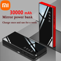 Xiaomi Super Fast Charging Power Bank 30000mAh External Power Bank 20000mAh Portable Thin Mirror Power Bank Free Shipping
