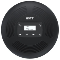 HOTT Portable CD Player Bluetooth CD Player HIFI Player Music Player CD Walkman for Study and Work US Plug