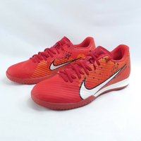 NIKE FD1164600 男女室內足球鞋 Zoom Vapor 15 Academy 紅橘【iSport愛運動】