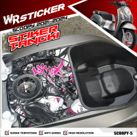 Sticker Tangki Bensin Scoopy 2021 2022 2023 2024 Stiker Tengki Motor SCOOPY Anti Luntur Motif Keren