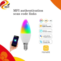 CozyLifde Homekit WiFi Smart Alexa Voice RGBCW Lamp E12E14 Sharp Bubble Apple Direct Connection