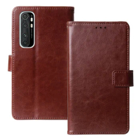 For Xiaomi Mi Note 10 Lite 6.47" Case Luxury Flip Wallet Leather Phone Cases for Xiaomi Mi Note 10 Lite Holster Coque
