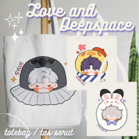 [Muncationary] Tas Serut/Totebag Love and Deepspace Sylus Xavier Rafayel Caleb Zayne LADS Fanmerch