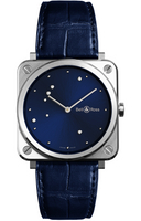 Bell &amp; Ross 柏萊士 魔法星空天鷹座時尚腕錶(BRS-EA-ST/SCR)-39mm-藍面皮革【刷卡回饋 分期0利率】