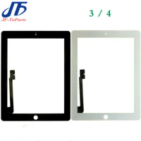 10Pcs Replacement For iPad 4 3 2 A1458 A1459 A1416 A1430 A1395 Touch Screen Digitizer panel Assembly display Front Outer glass