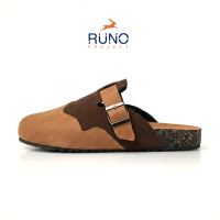 Boston Stack Mules Clog Classic Sole Runo Project - Sepatu Sandal Pria Birken Docmart Slop Cowok